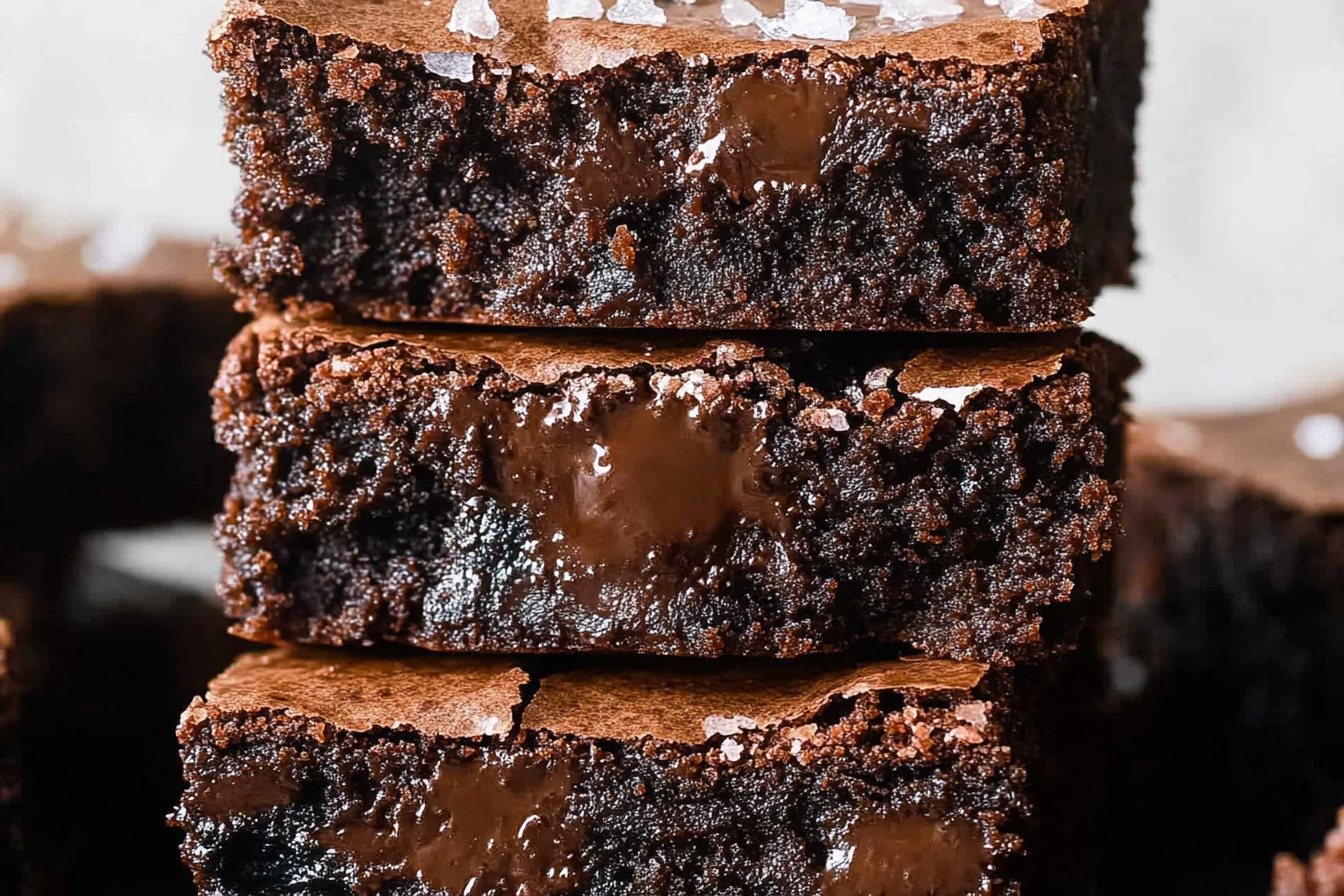 Brownie w małej porcji