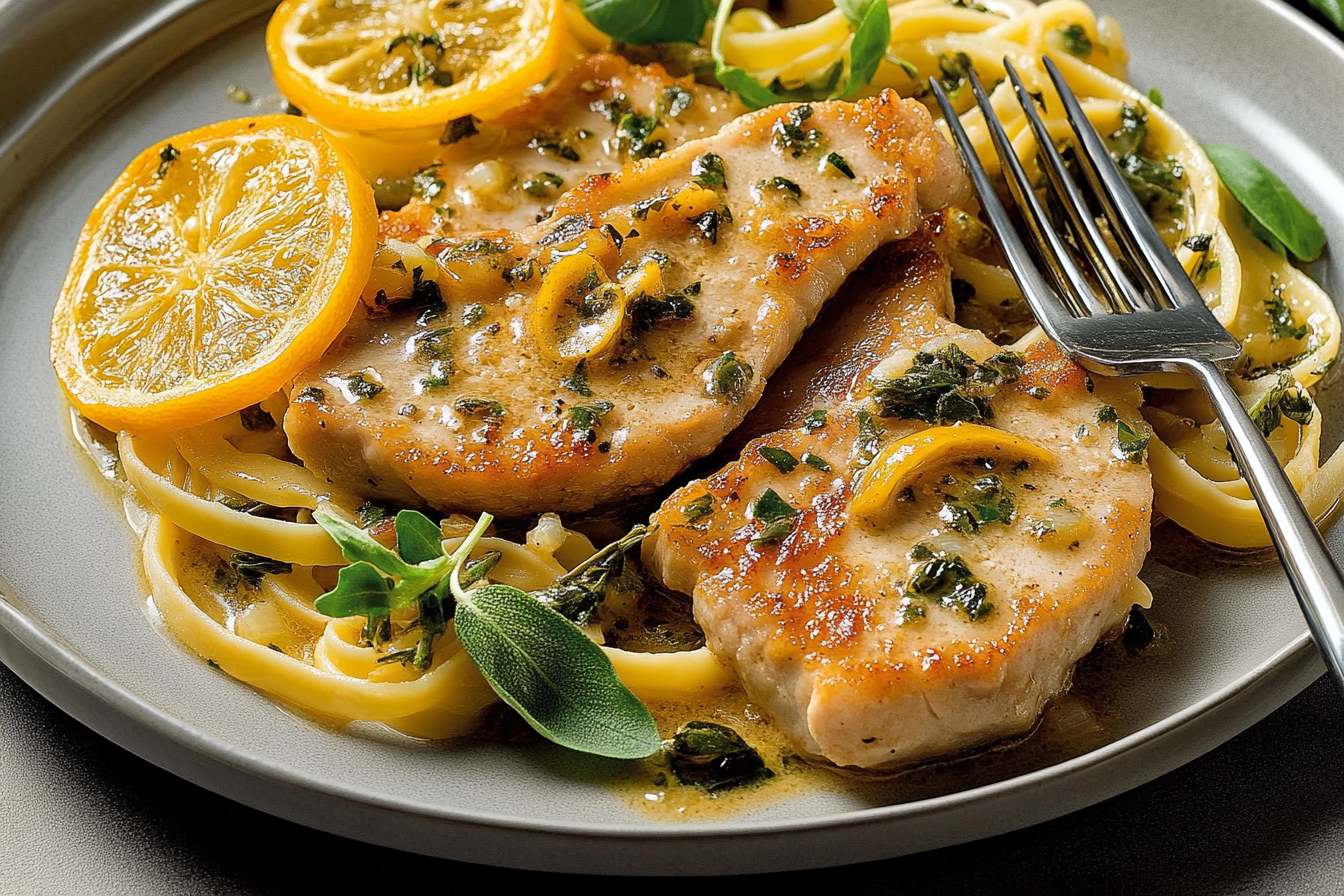 Escalopki cielęce piccata