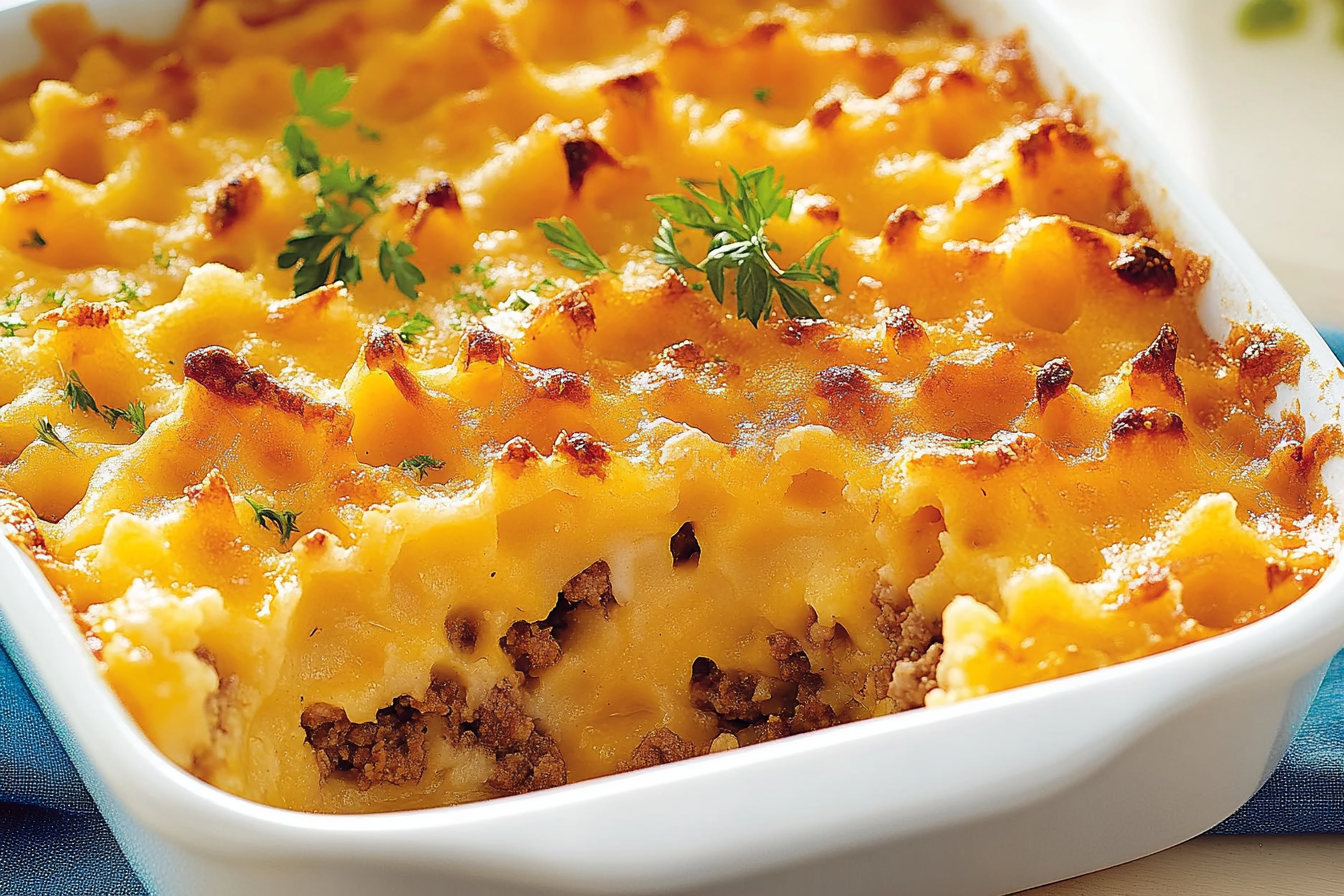 Gratin z mielonym mięsem