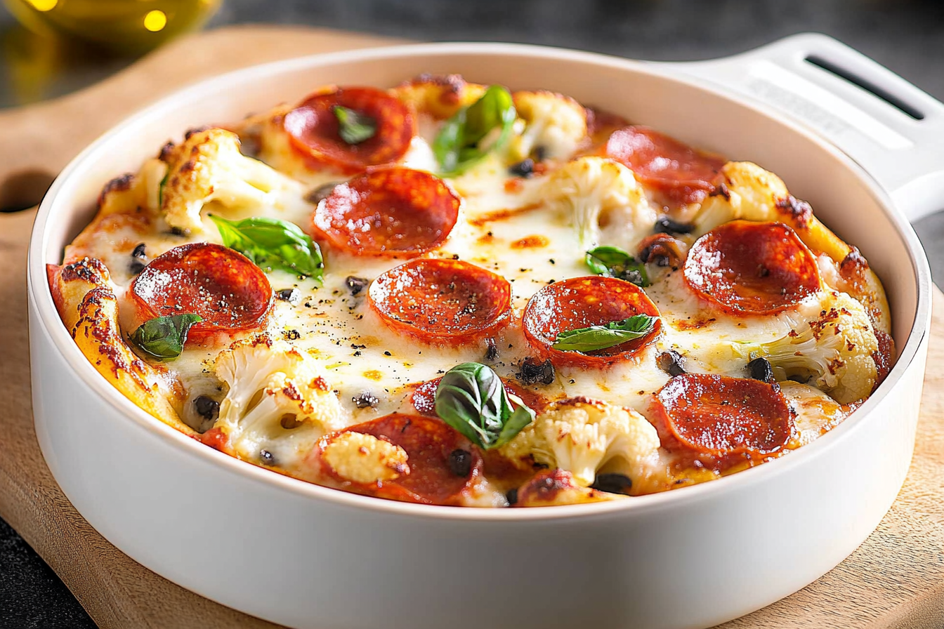 Pizza kalafiorowa z frytkownicy powietrznej