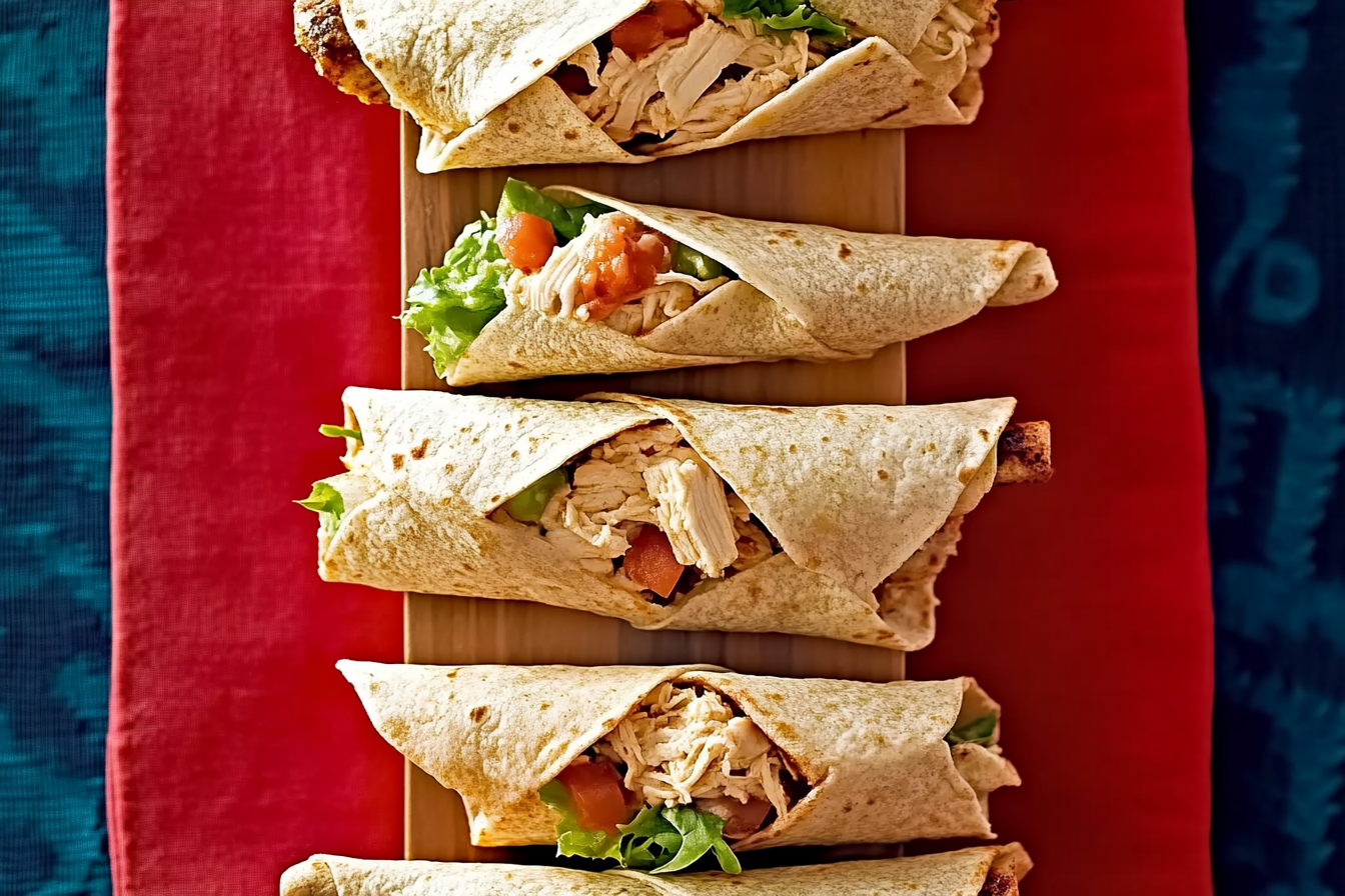 Wrapy enchilada z kurczakiem