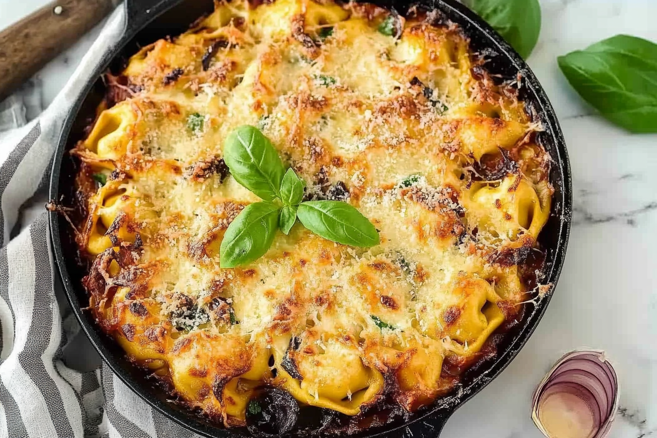 Zapiekanka z tortellini balsamicznym