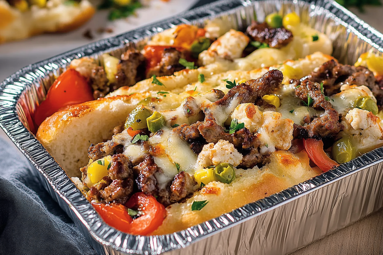 Bocadillos cheesesteak