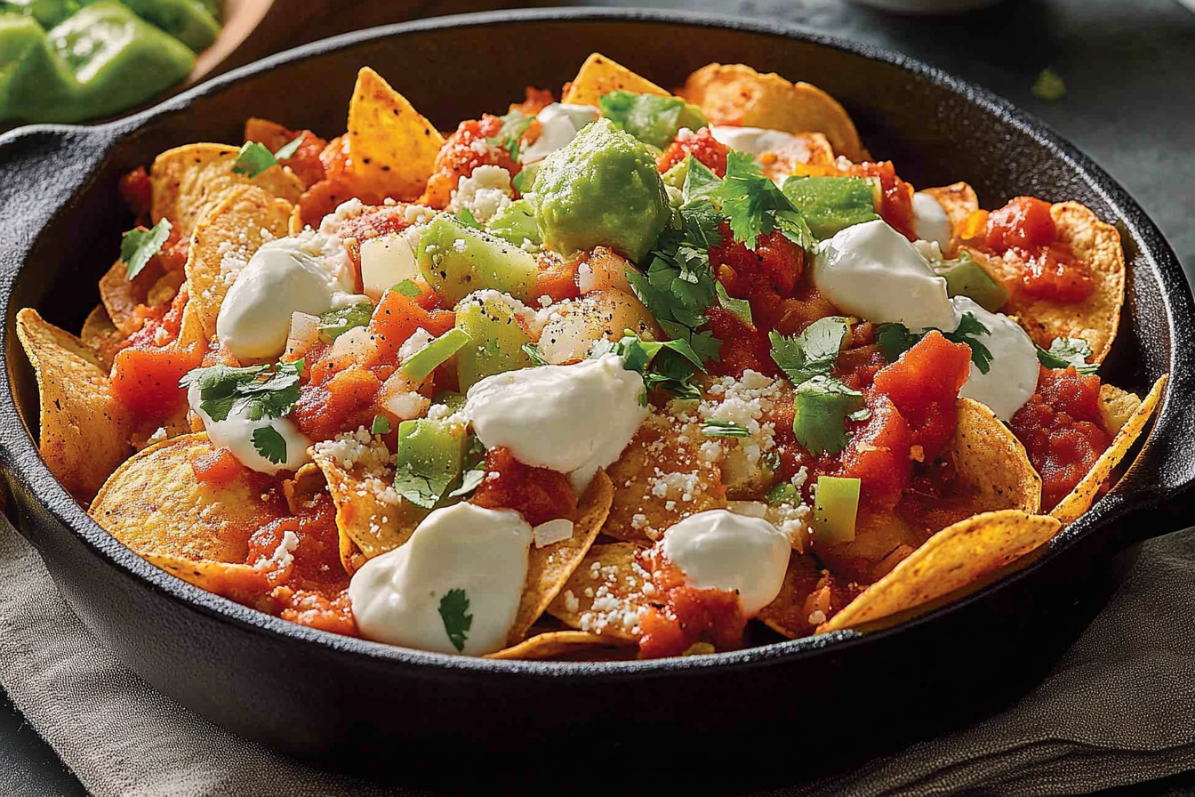 Chilaquiles z sosem salsa