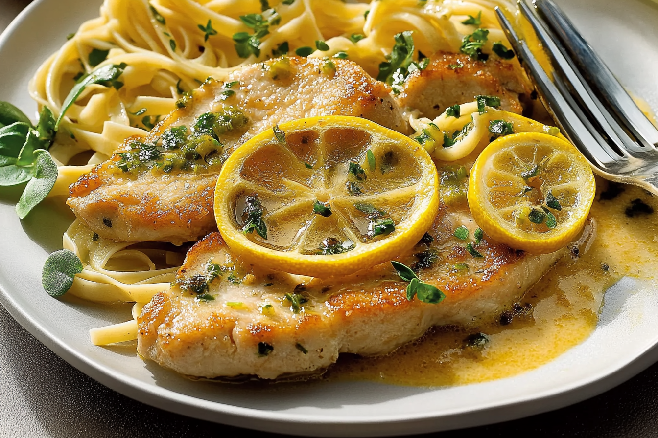Escalopki cielęce piccata