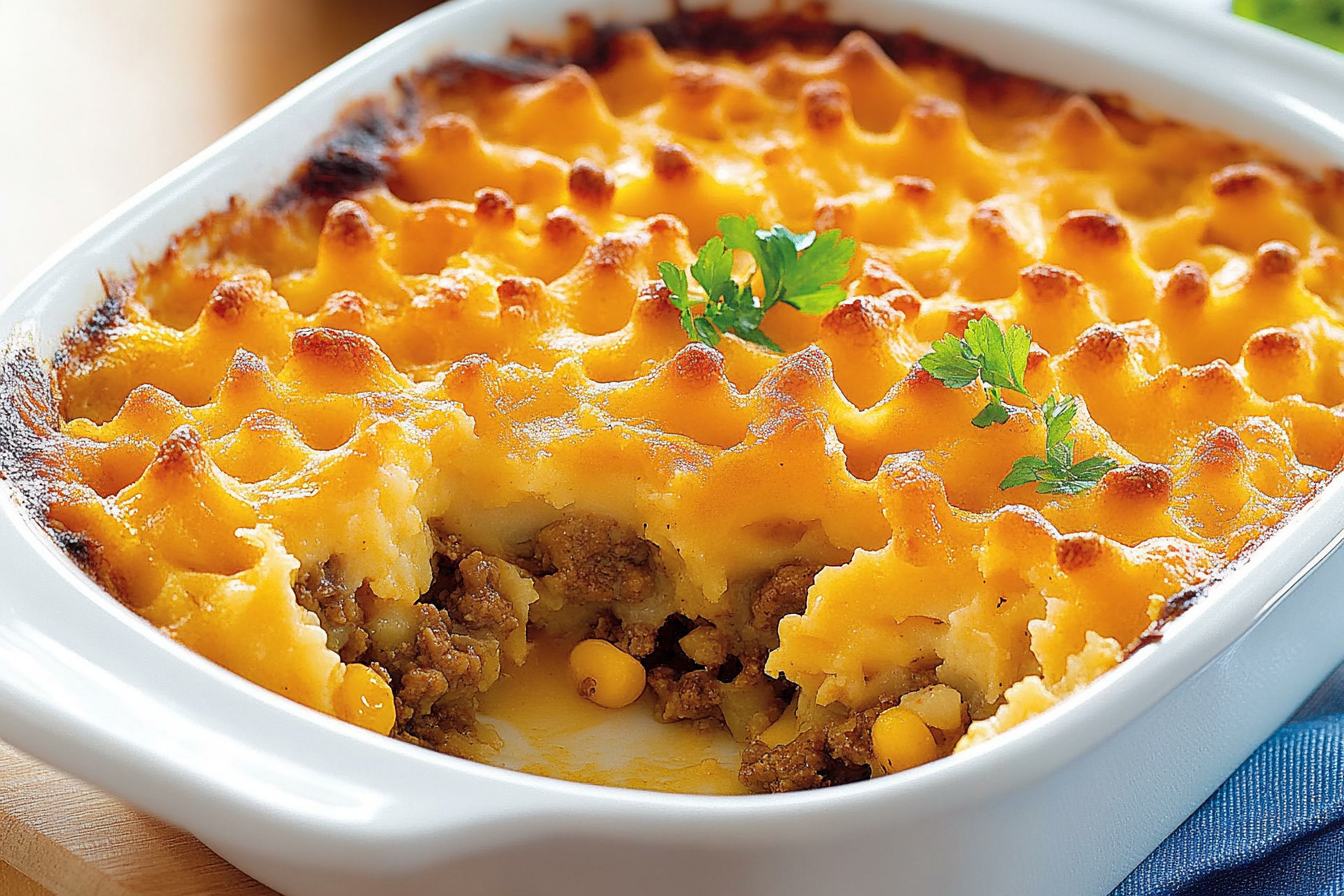 Gratin z mielonym mięsem