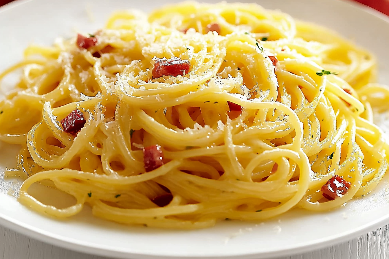 Makaron carbonara bezglutenowy