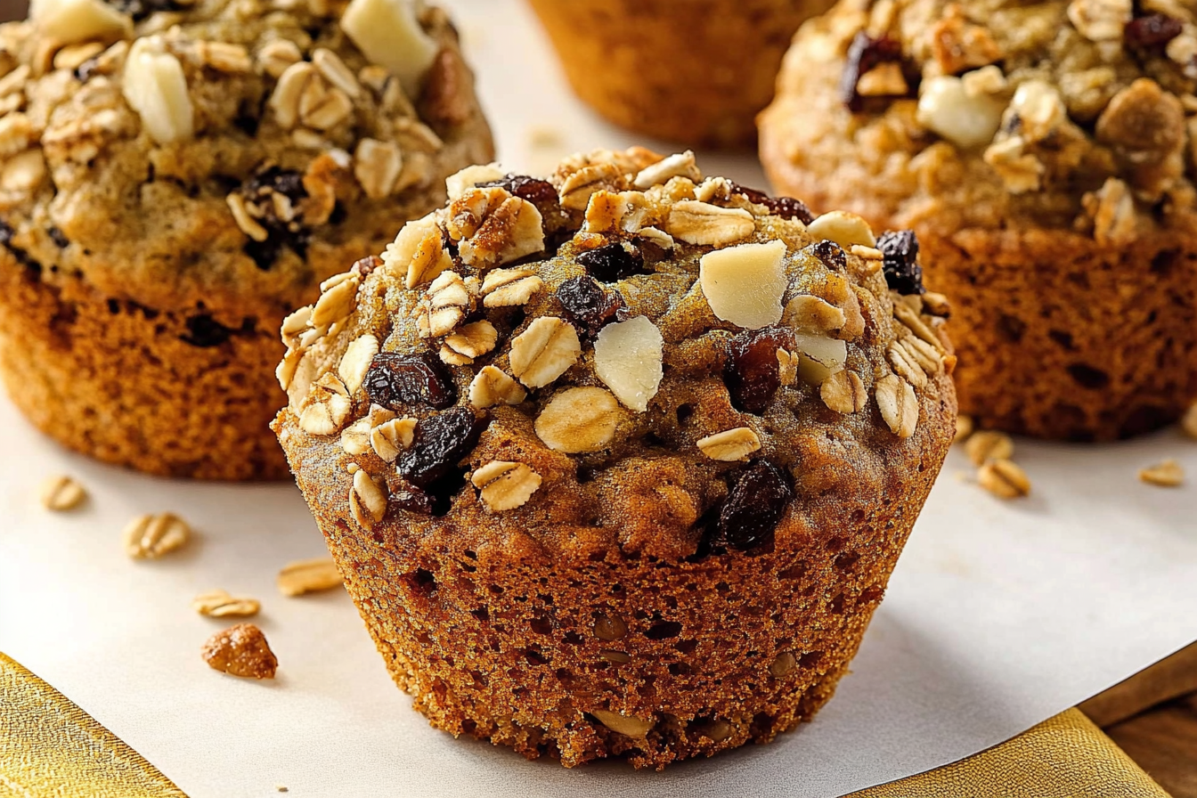 Muffiny bananowe z orzechami