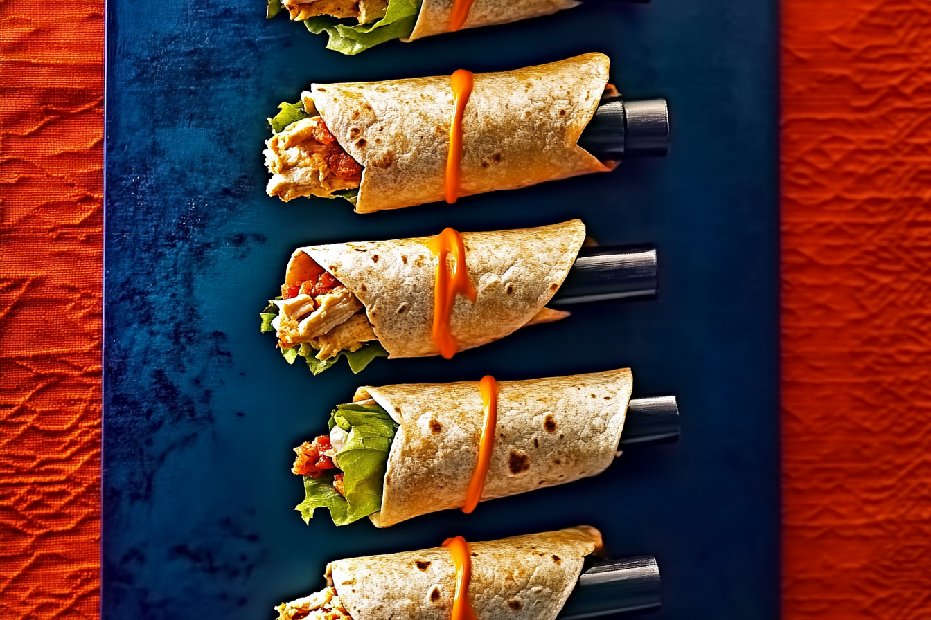 Wrapy enchilada z kurczakiem