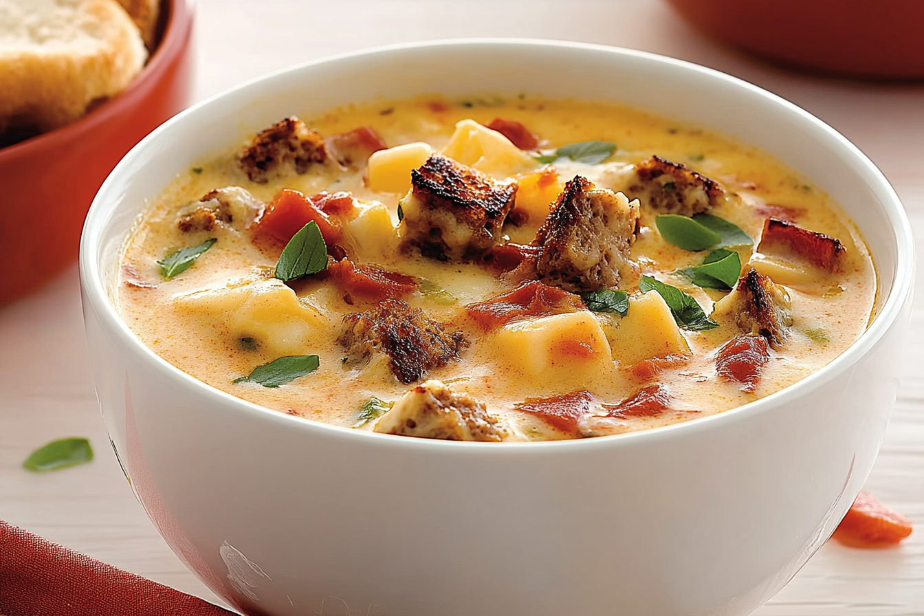 Zupa cheeseburgerowa