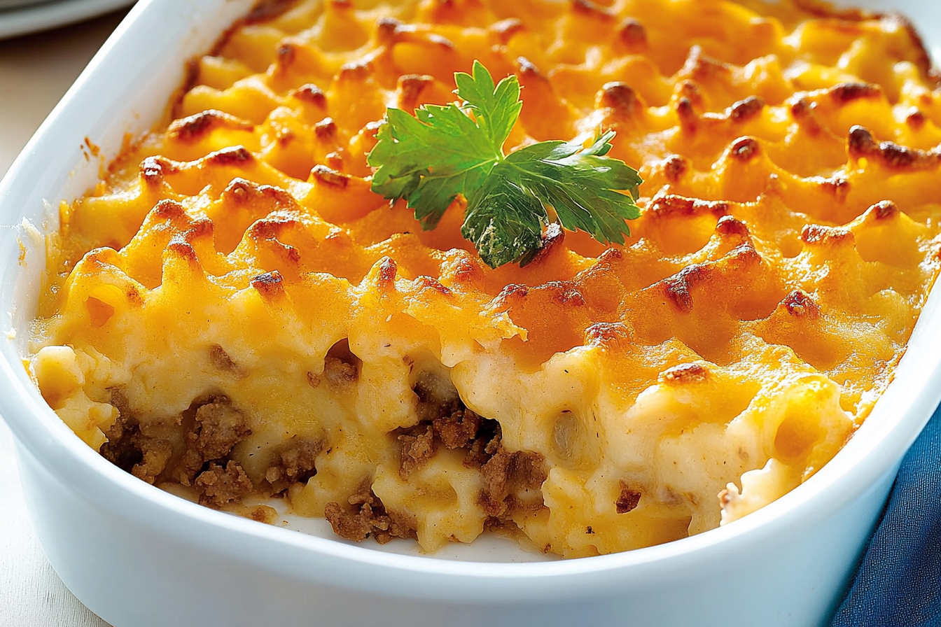 Gratin z mielonym mięsem