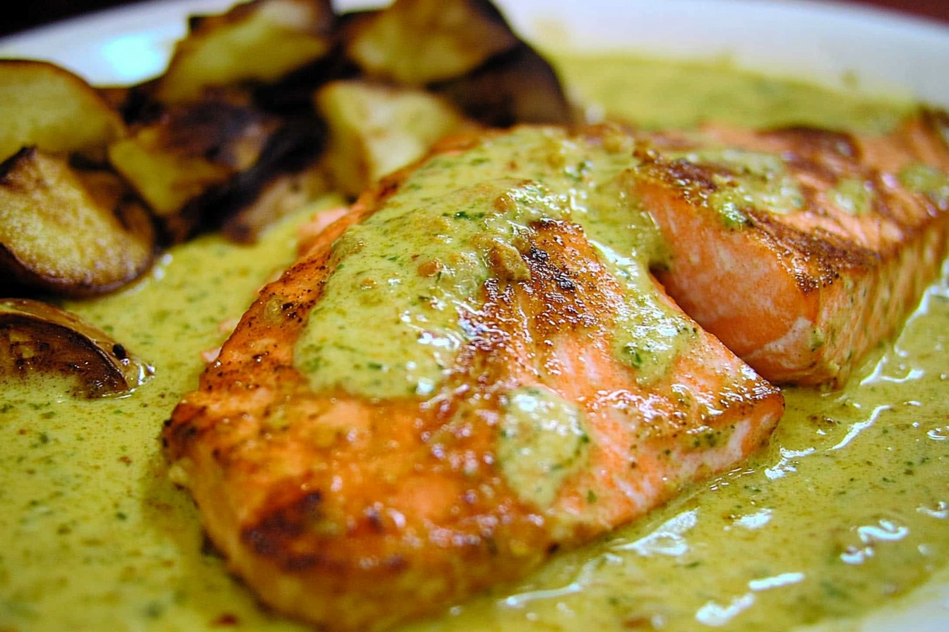 Łosoś w curry