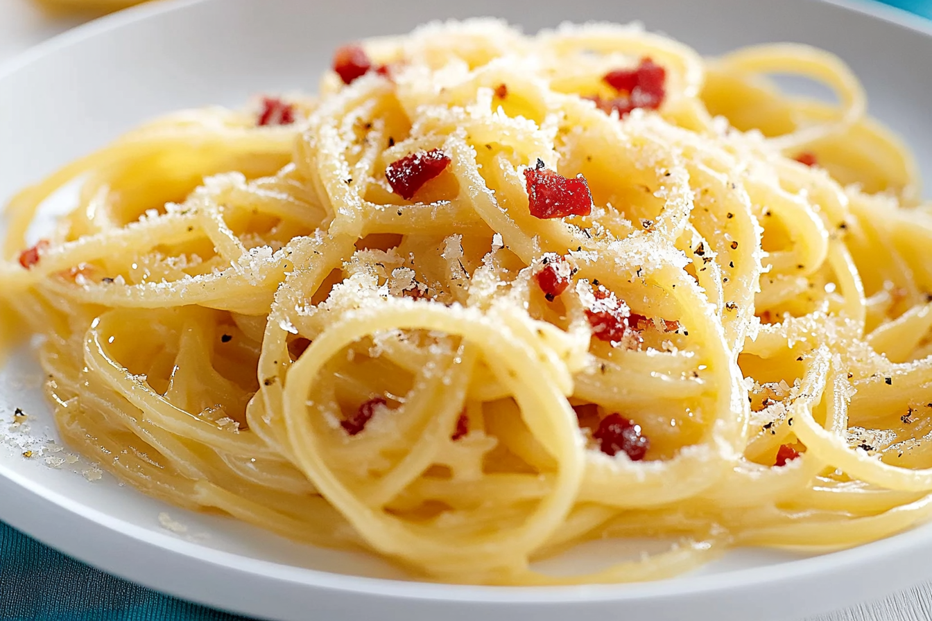 Makaron carbonara bezglutenowy