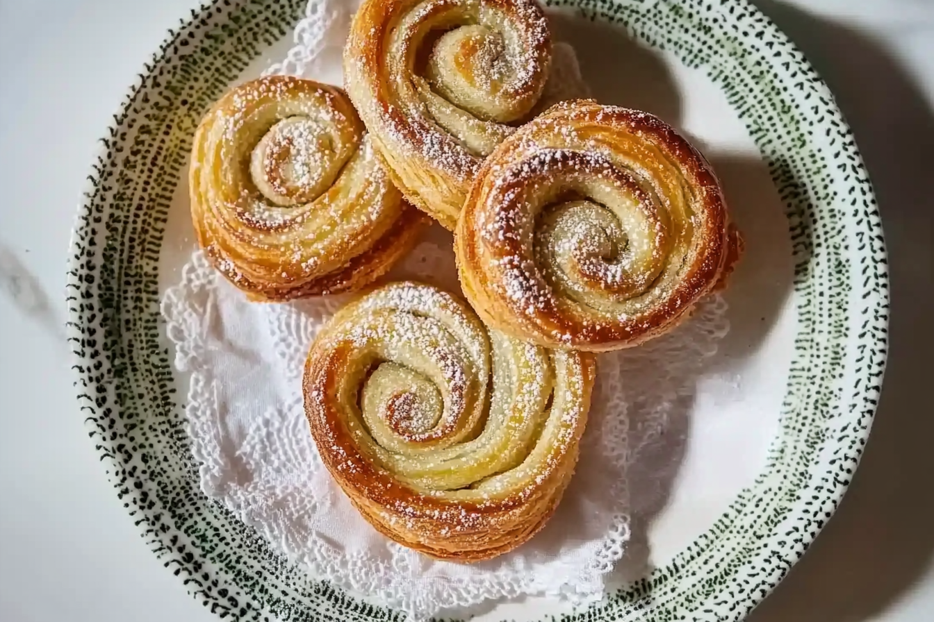 Palmiery z ciasta francuskiego