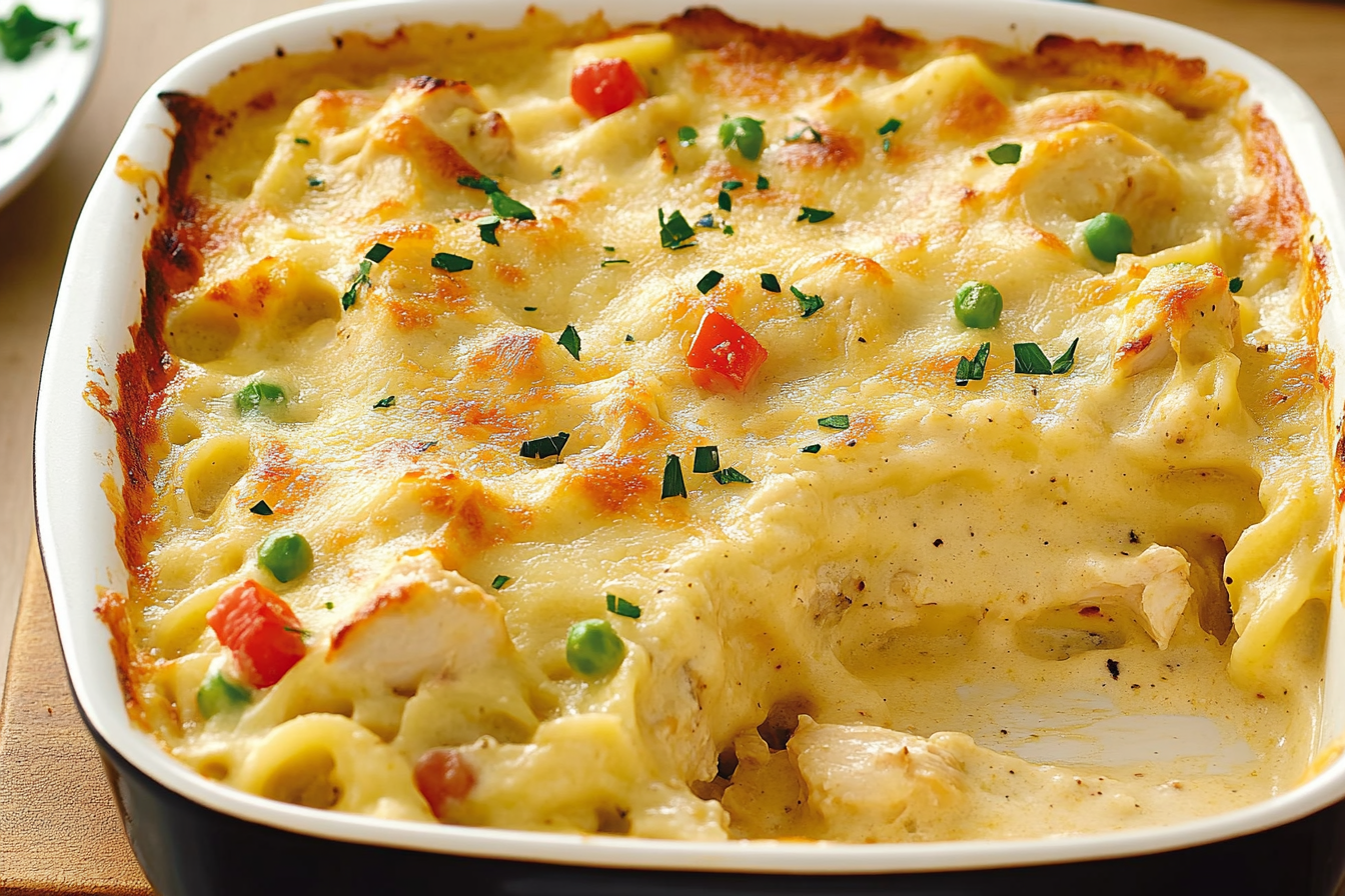 Pasta z kurczakiem deluxe