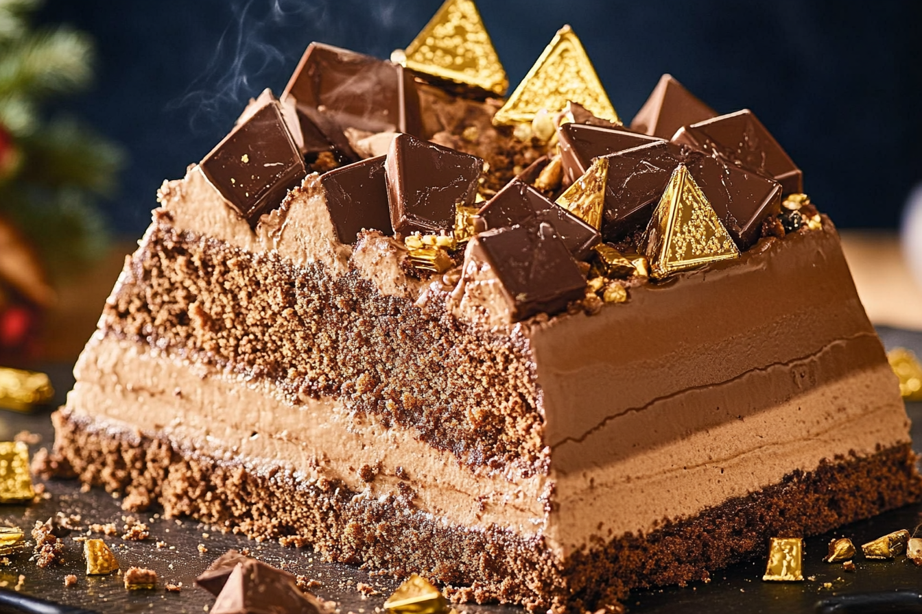 Tort lodowy z Toblerone