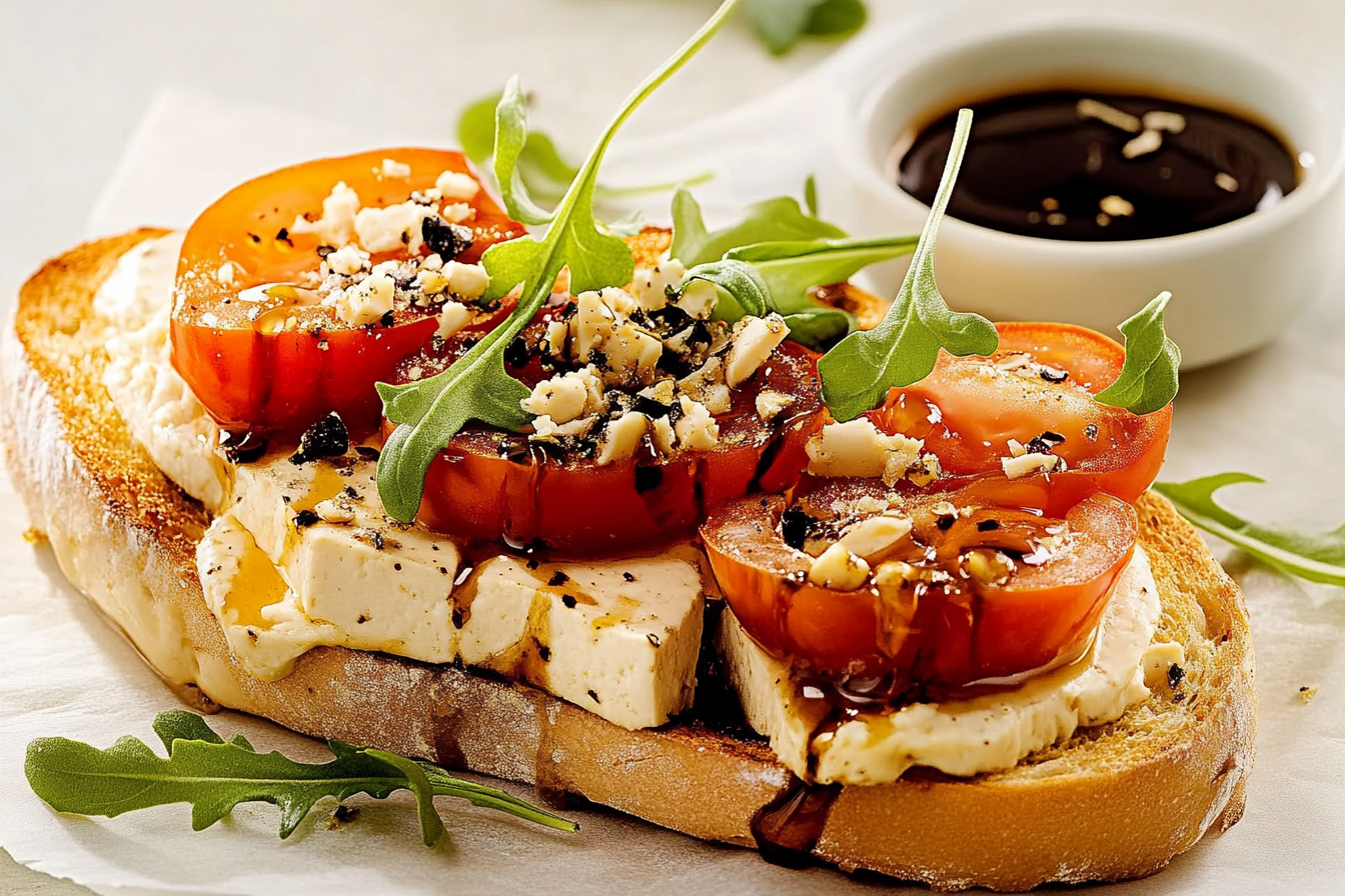 Tosty z pastą tofu